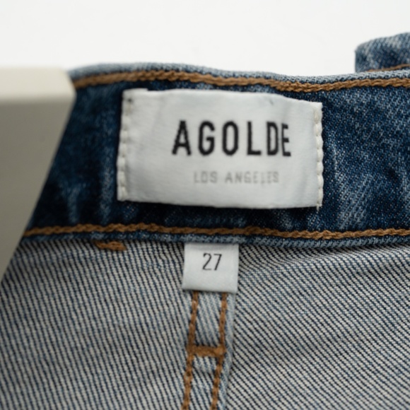 AGOLDE - Merrel Mid Rise Straight Jeans - Picture 3 of 15